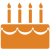 birthday cake icon
